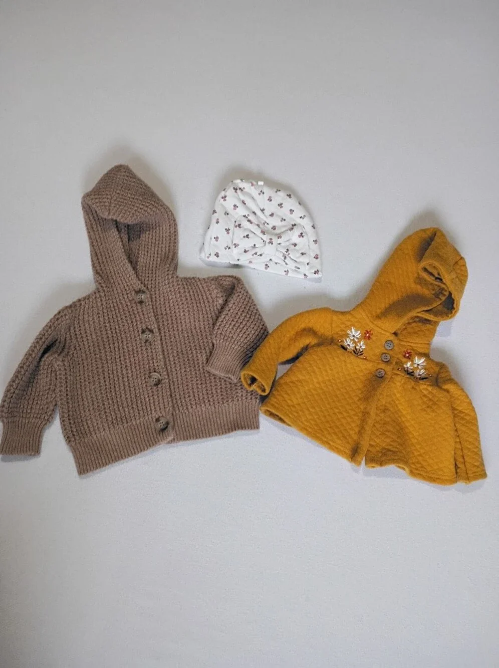 Catherine Malandrine Old Navy Cottagecore Hooded Cardigans Size 3/6M